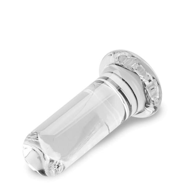 Analplugg av glas 9,5 cm