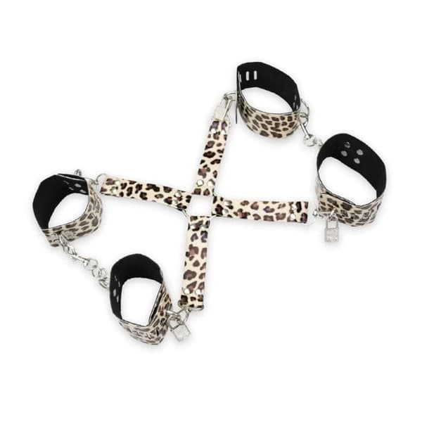 BDSM-leksaker och tillbehörsset 11 delar - Leopard