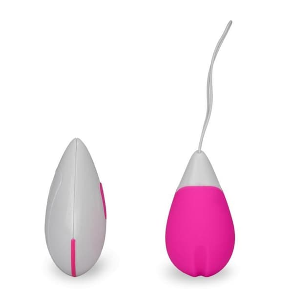 Fjärrstyrd vibrerande ägg Love Drop - Vibrator för par - Fuchsia