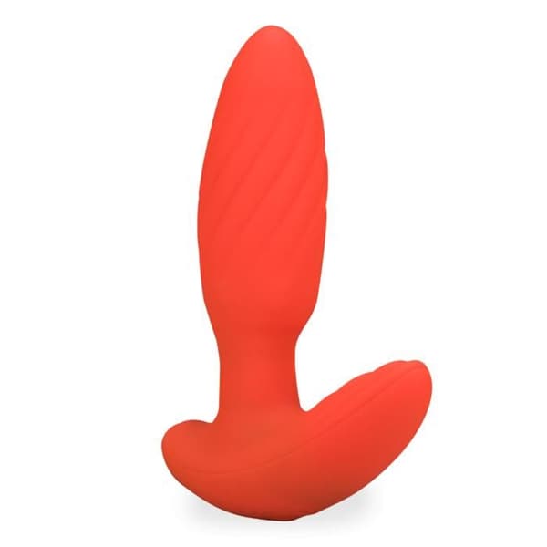 Plug anal med vibration och rotation SpinJoy - Orange
