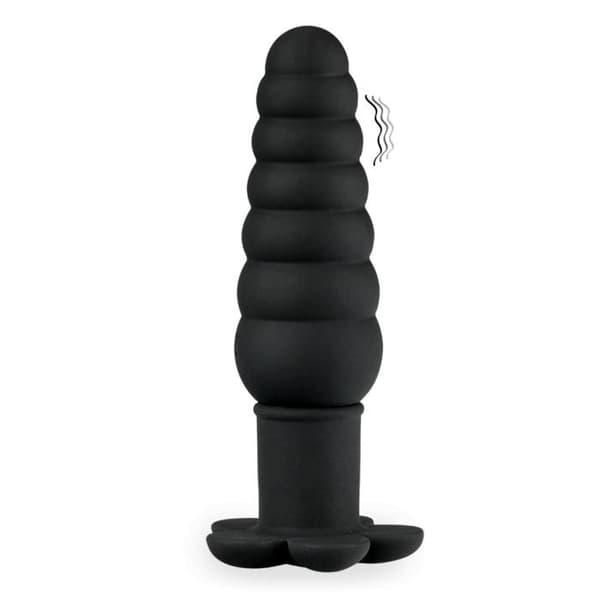 Plug anal vibrerande 10 lägen Fluzz - Noir
