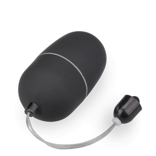 Vibrerande ägg Wiggle - M - Ruvibrator för par - Svart