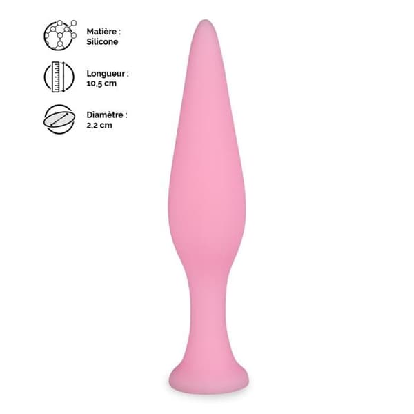 Sugpropp analplugg Olive - Rose