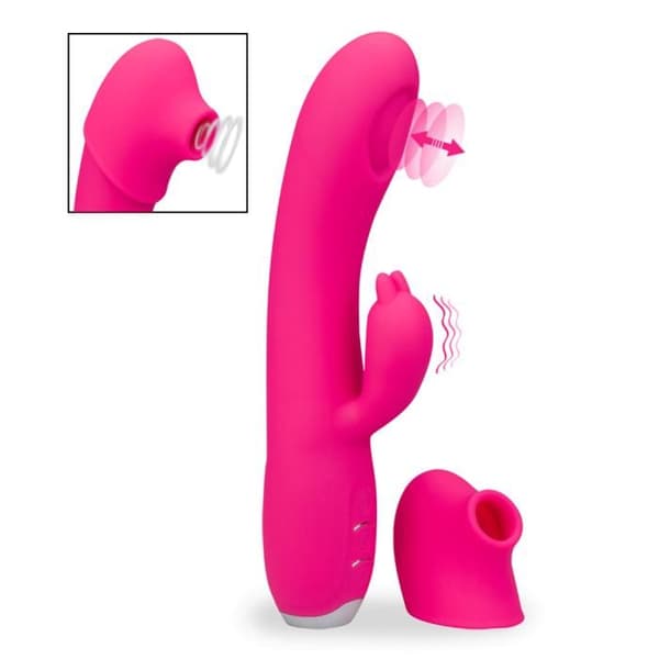 Vibrokanin punkt G klitorisstimulator - Rosa