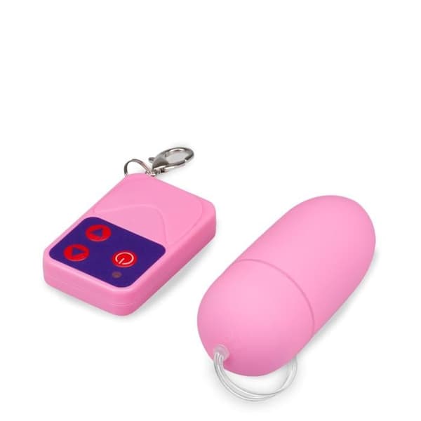 Fjärrstyrd vibrerande ägg Jordbävning - Vibrator för par - Rosa