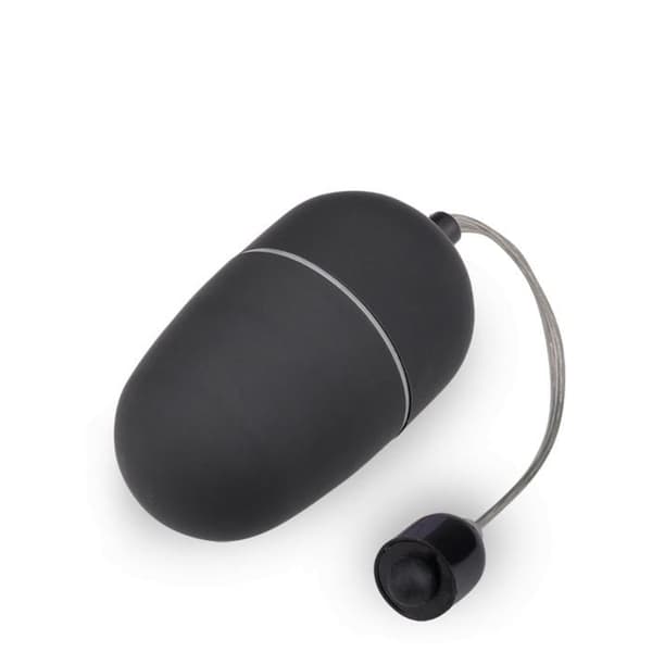 Vibrerande ägg Wiggle - M - Ruvibrator för par - Svart