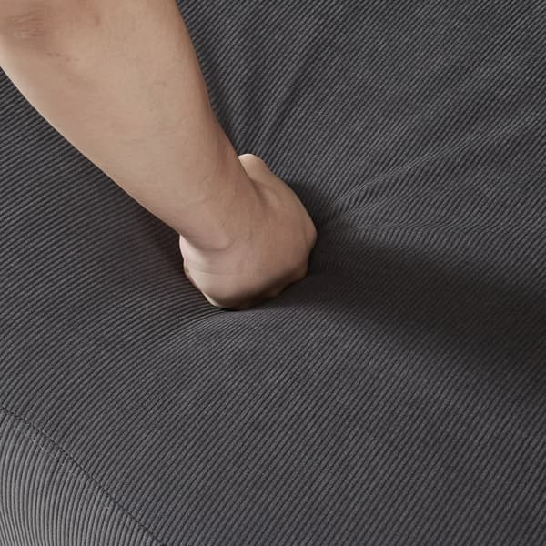 Soffa Midt 2-sits 132x70x80,5 cm grå [en.casa]