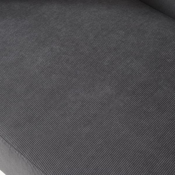 Soffa Midt 2-sits 132x70x80,5 cm grå [en.casa]