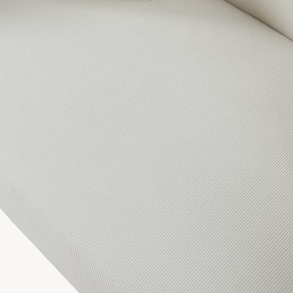 Soffa Midt 2-sits 132x70x80,5 cm beige [en.casa]