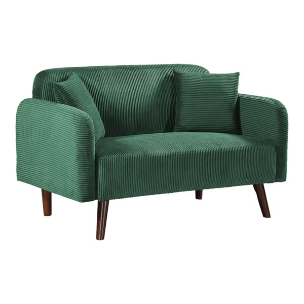 Soffa Midt 2-sits 132x70x80,5 cm grön [en.casa]