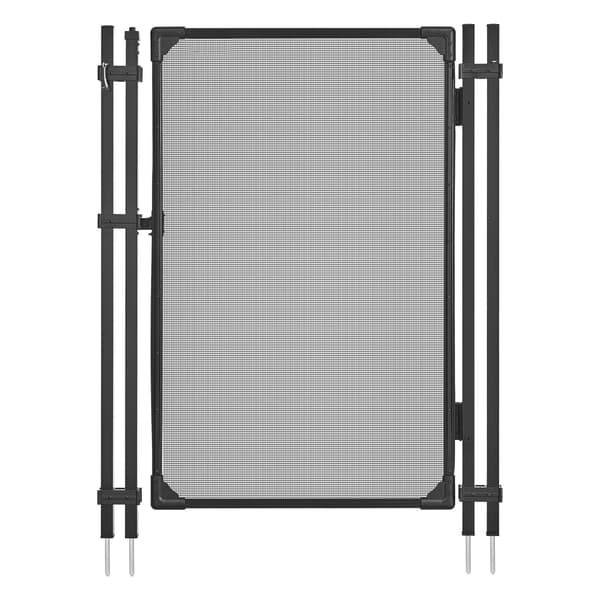 Poolhegnsport 120x75 cm Sort PVC-net