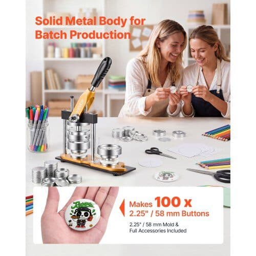Nappikone BDMC-1 58 mm 100 nappiosaa ympyränleikkuri Magic Book