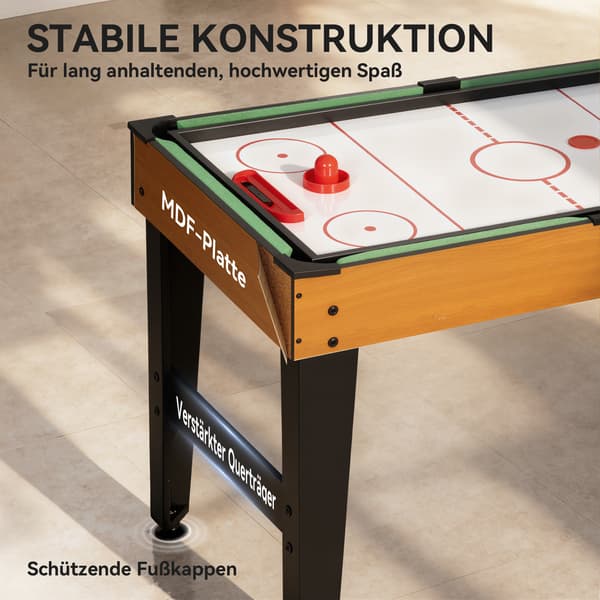 Multi-spelbord 134x108x144 cm Valnöt MDF