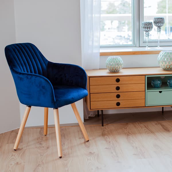 Stol ARIEL 58x58,5x85 cm Mørkeblå