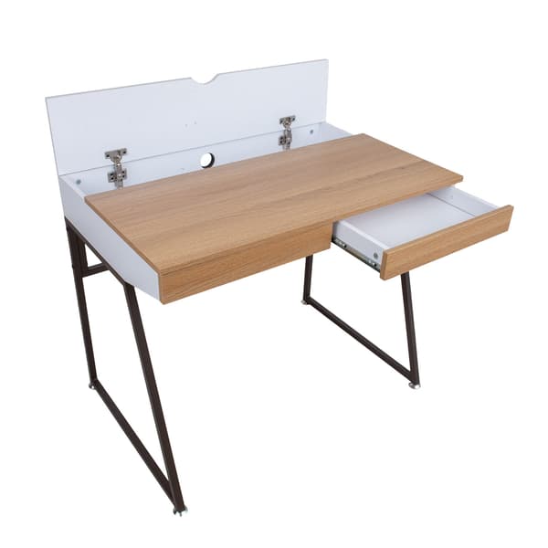 Skrivebord 90x60x76 cm Eg