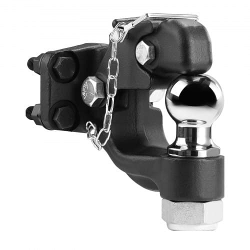Pintle-krog, 165x115x185 mm, Sort, Stål
