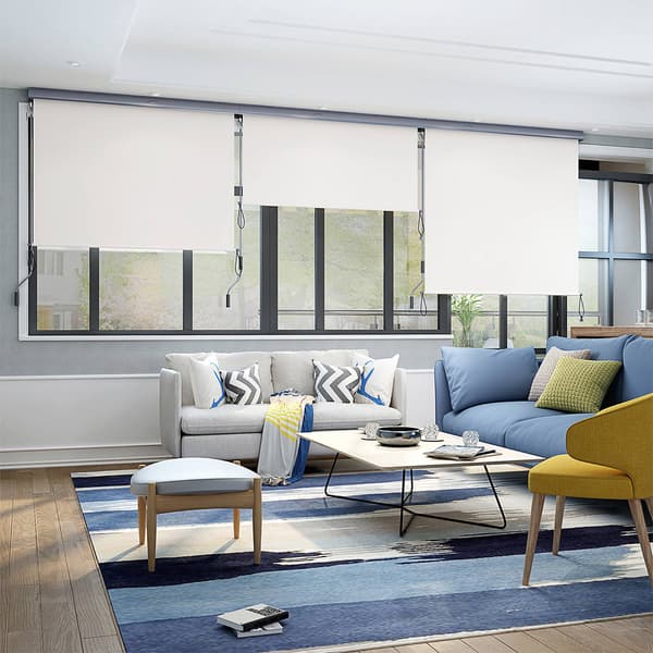 Vertikal markise, 250x180 cm, beige