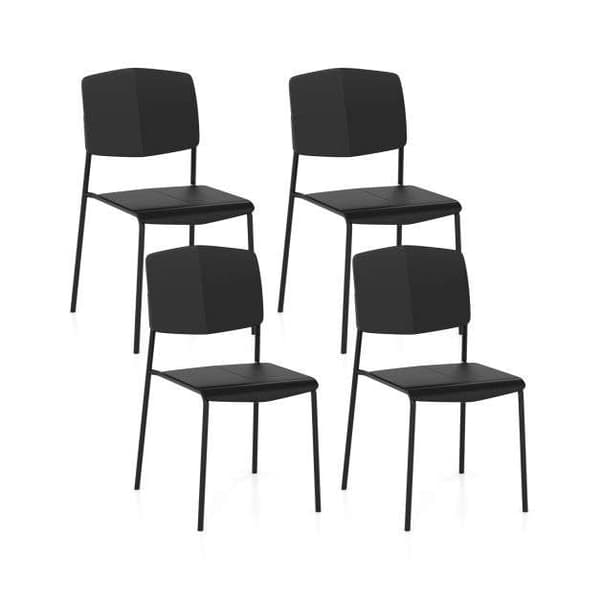 Spisestolssæt, 54x46x84 cm, Sort , Star
