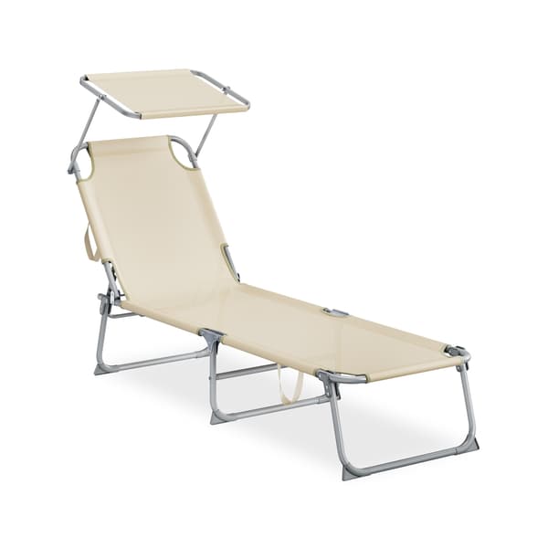 Solstol 189x53x28,5 cm Beige
