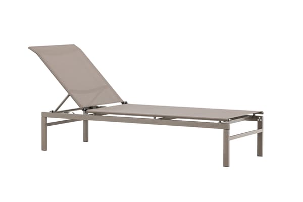 Aurinkotuoli Massimo 60x118 cm Beige Teräs
