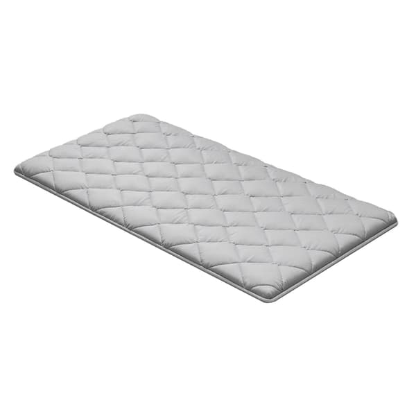 Tatami måtte, 203,2x99,1x6,4 cm, grå, foldbar madras