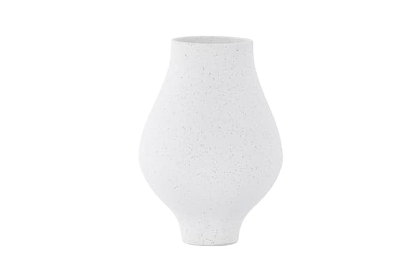 Vase Rellis 10x24x14 cm Hvid