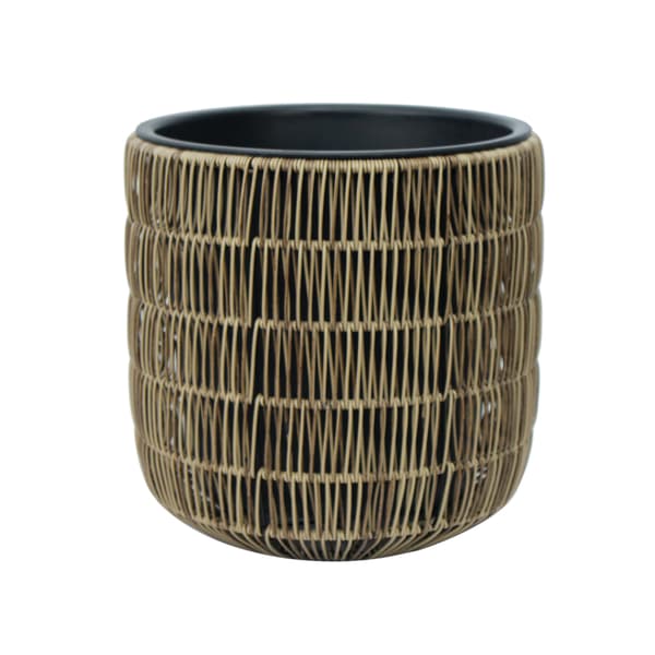 Planter 35x36 cm ljusbrun korg