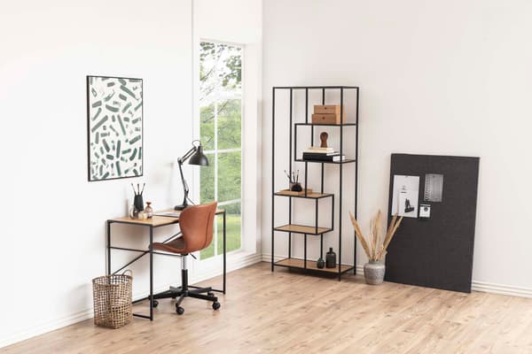 Hylde 77x35x185 cm Eg Sort