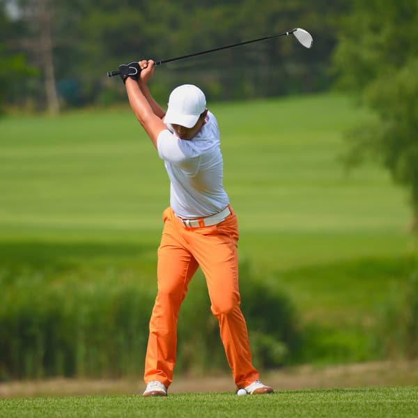 Golfdriver med grafitskaft og hovedcover 111,8 cm sort/sølv