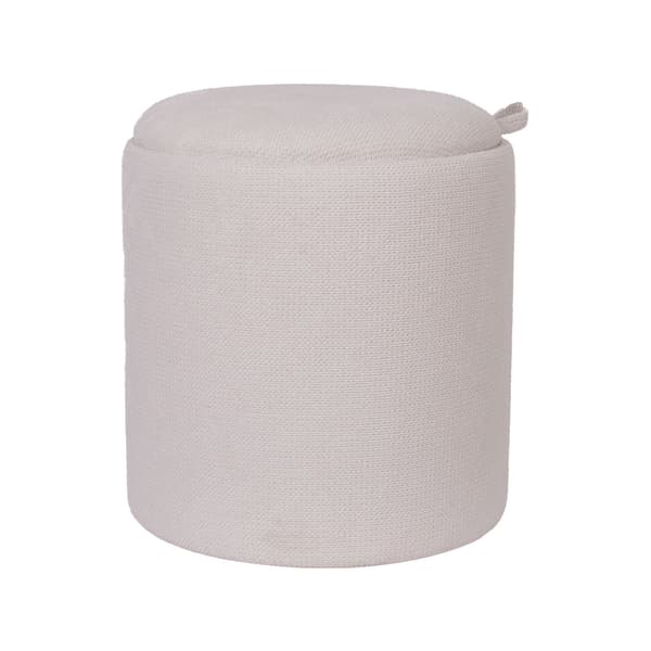 Ottoman 34,5x37 cm vit förvaring