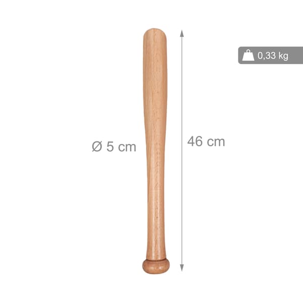 Basebollträ, 46x5 cm, Beige, Trä, Kodustaar