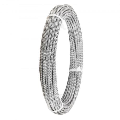 Wire Rope Kit, 3,2 mm x 12,2 m, Rustfrit stål, Stål, Haverankesystem