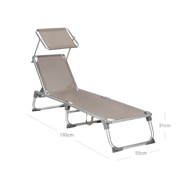 Solstol, 55x193x31 cm, Brun