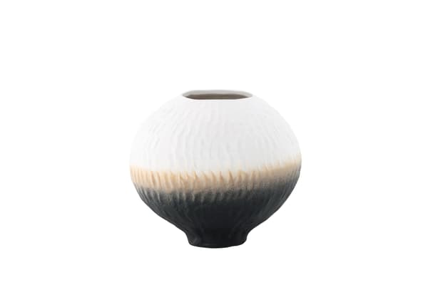 Vase 24x21 cm Beige Keramik