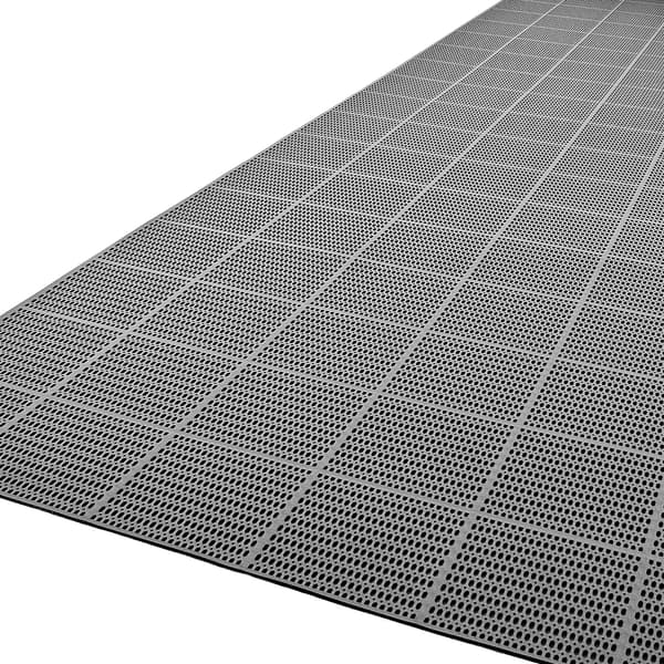 Drænplade 90x1500 cm Sort PVC