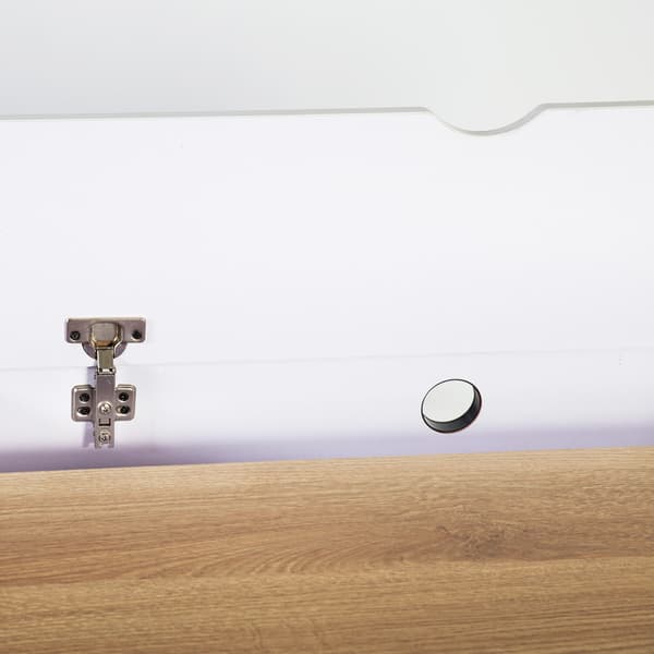Skrivebord 90x60x76 cm Eg