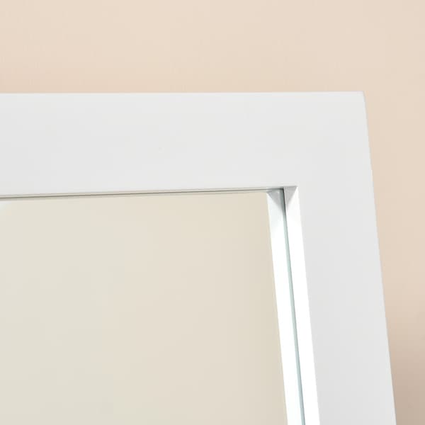 Helkroppsspegel 47x46x148 cm Vit MDF