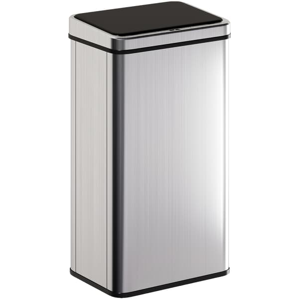 Sensor-soptunna 35,5x26x67 cm Silver Rostfritt stål