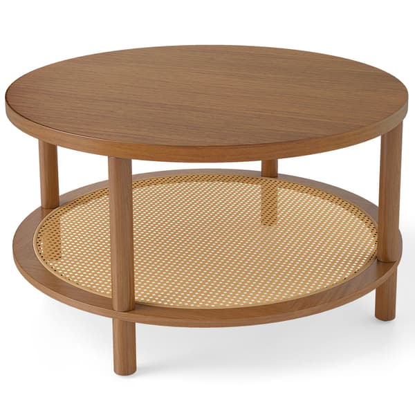 Sofabord 80x80x45,7 cm valnød