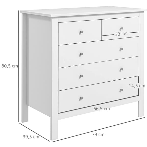 Sideboard 79x39,5x80,5 cm Vit, förvaring