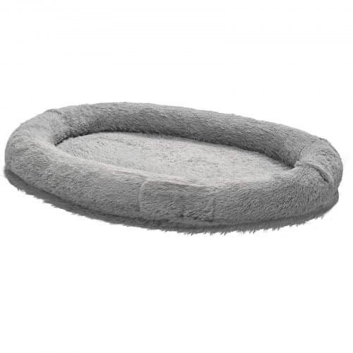 Hundbädd för människa, 174x118x24 cm, mörkgrå, memory foam