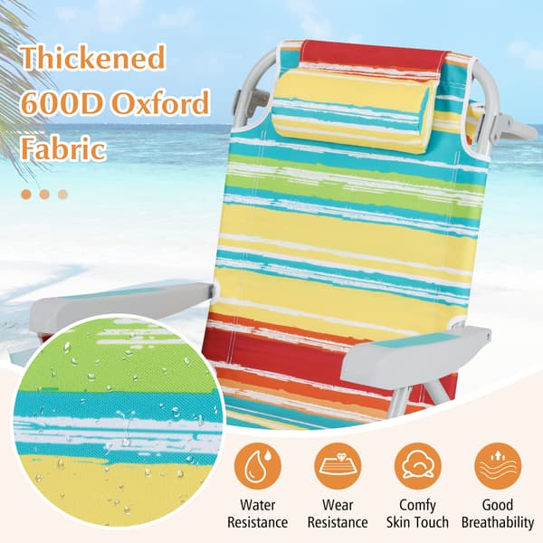 Strandstol 66x64,8x78,7 cm navy