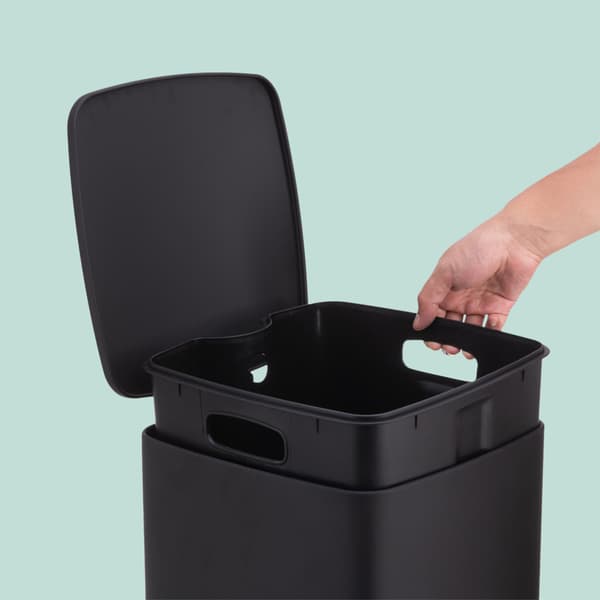 Køkkenaffaldsspand, 30L, Sort, Kodustaar