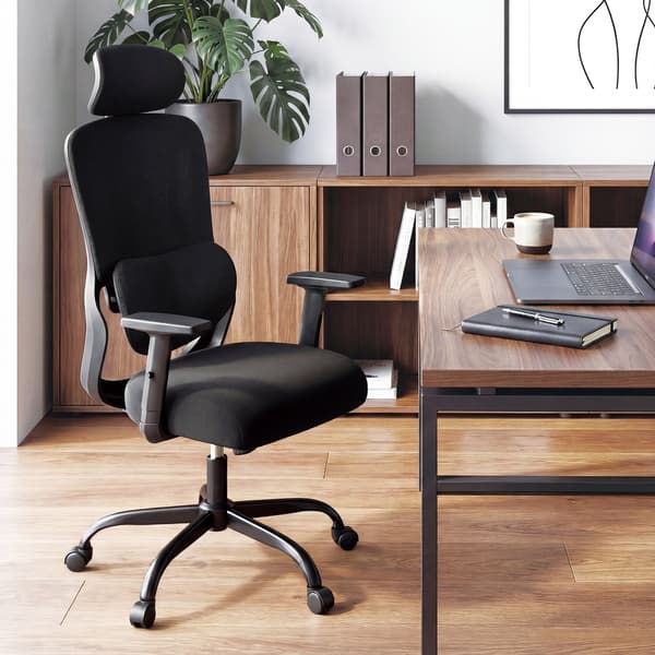Kontorstol 71x72x125 cm Sort, ergonomisk , Star