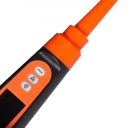 Fødevarer pH-meter PH012 44x44x220 mm orange/sort