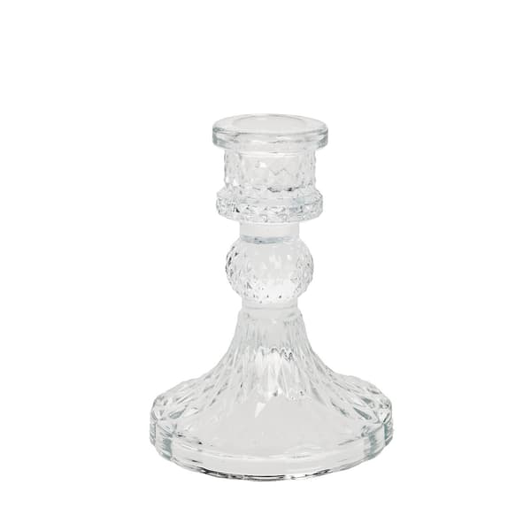 Ljusstake 3x10 cm glas, Salita