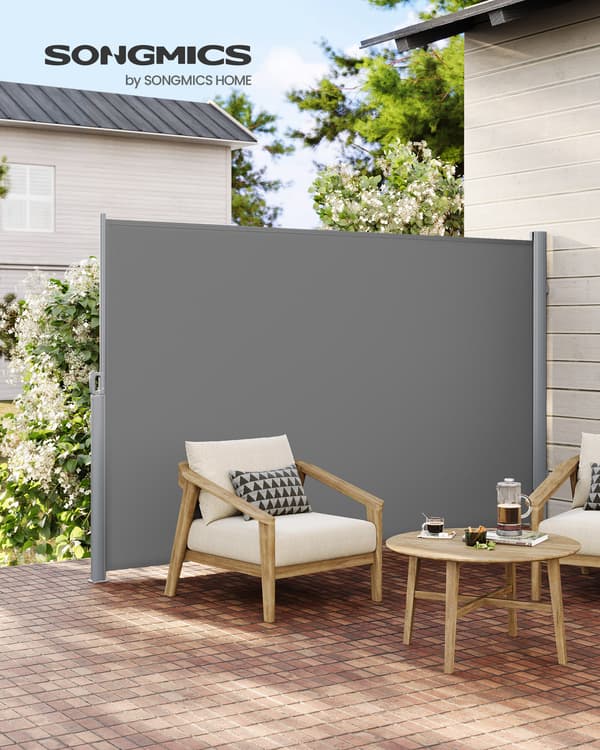 Side markise, 180x350 cm, beige