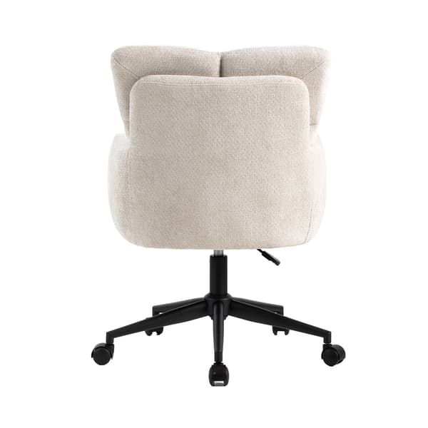 Kontorstol Lorena 59x62x86-93 cm Hvid