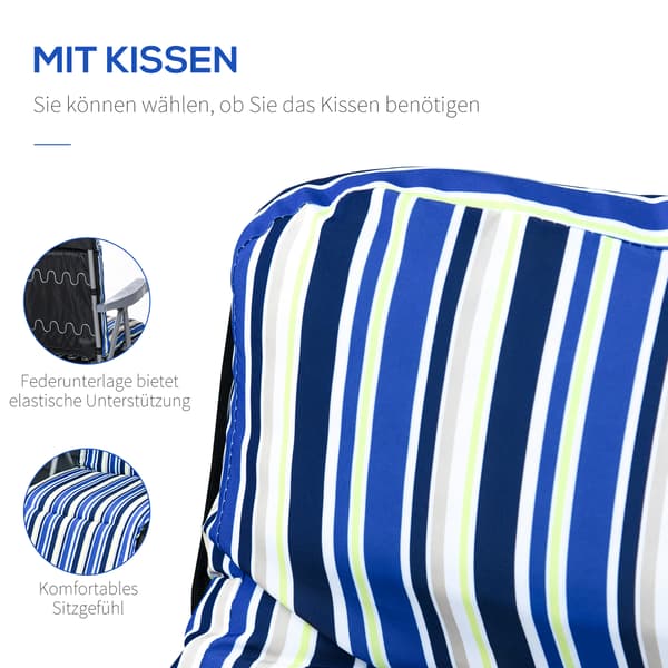 Solstolset, 60x75x65-102 cm, Blå