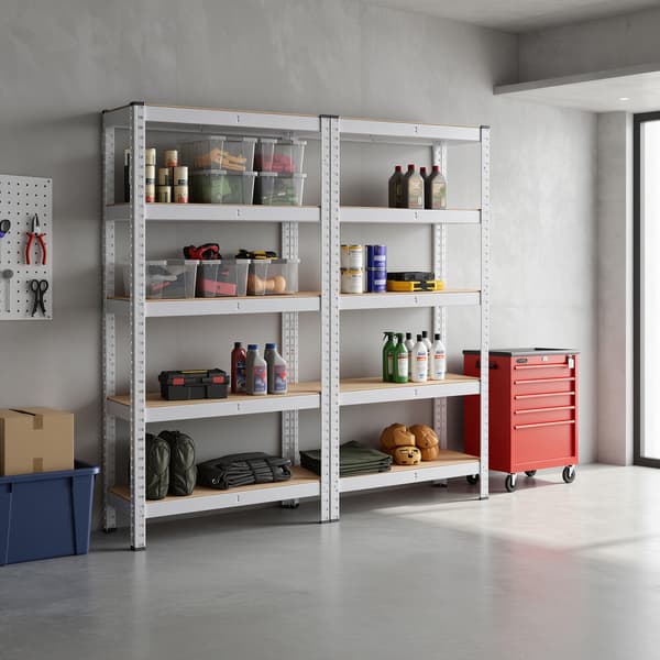 Tungt Hyllplan 30x75x150 cm Silverstål